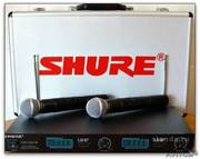 Микрофон Shure Lx88-III радиосистема 2 (беспроводных) микр Shure SM58.